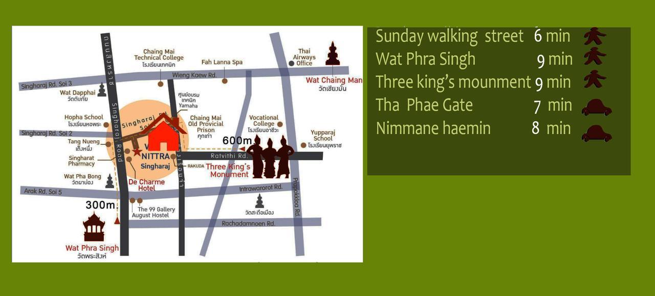 Villa Nittra Singharaj Chiang Mai Zewnętrze zdjęcie